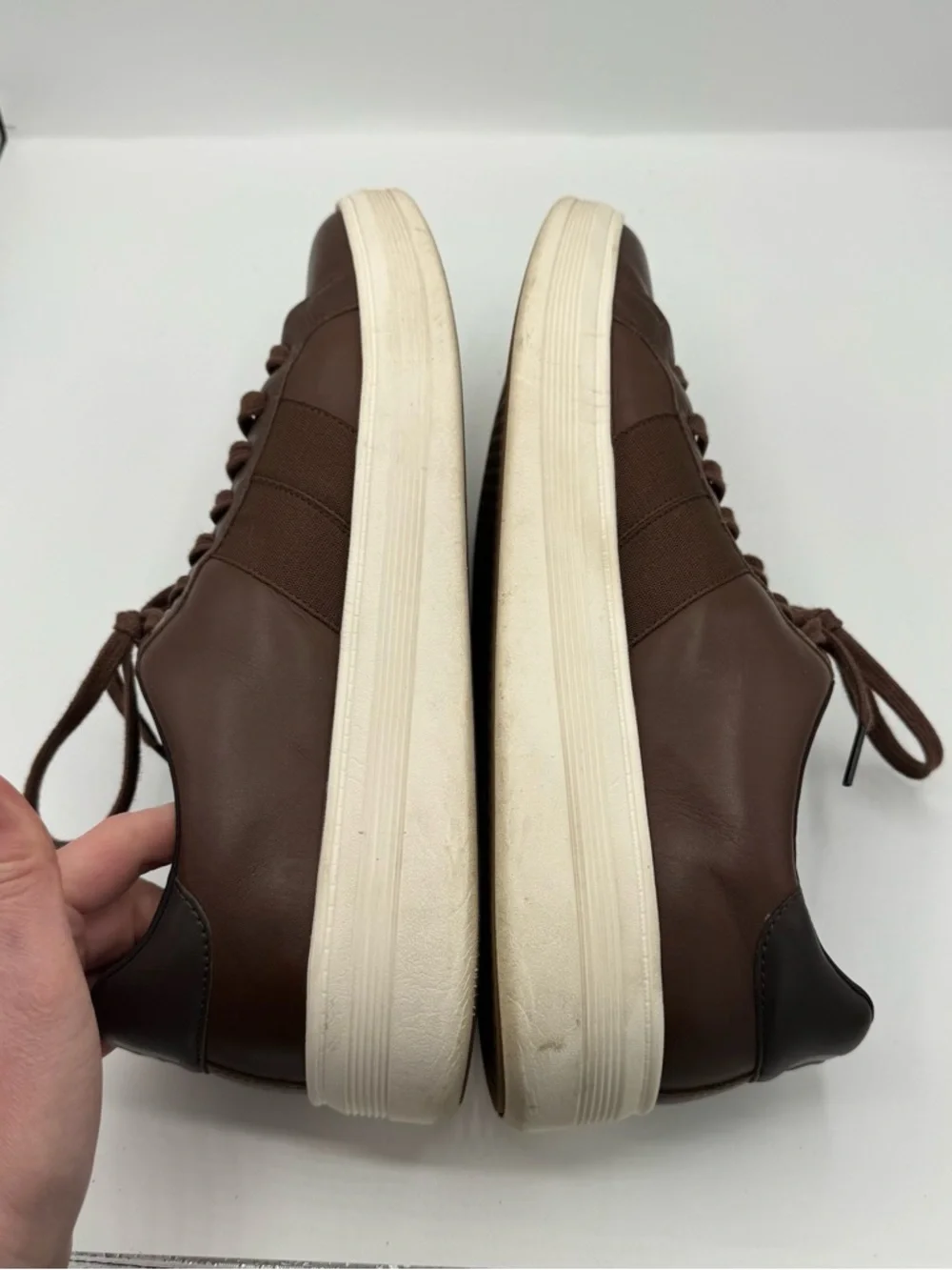 Cole Haan Men's Grand Crosscourt‎ Premier Sneakers in brown leather size 12